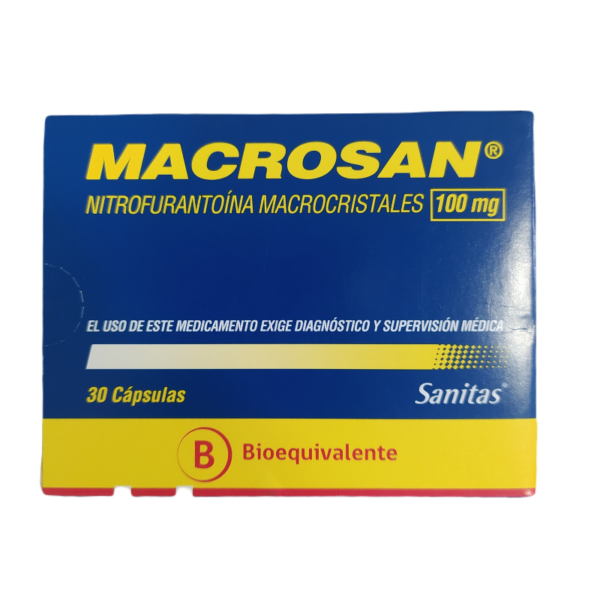MACROSAN 100 MG 30 CAPS
