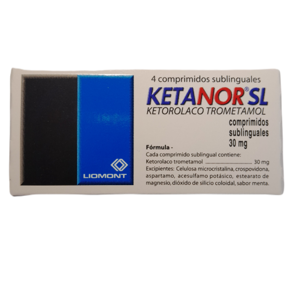 KETANOR 30 MG 4 COMP SL