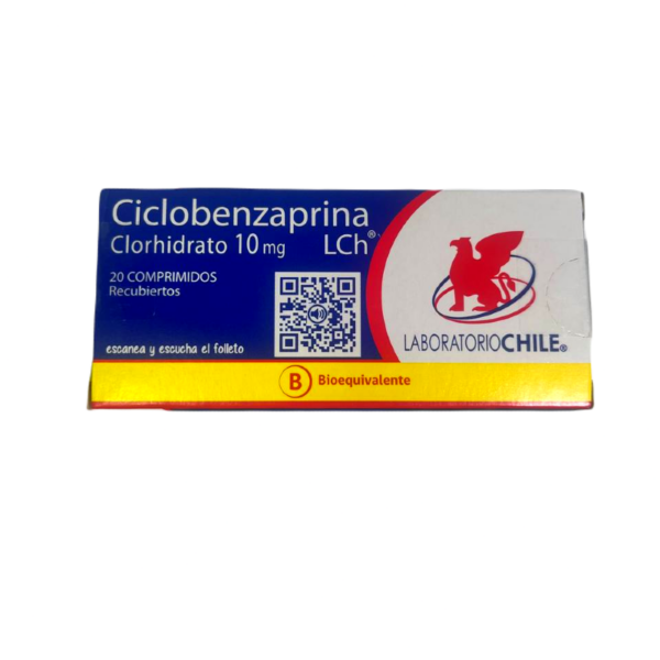 CICLOBENZAPRINA 10 MG 20 COMP