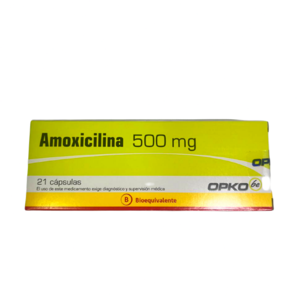 AMOXICILINA 500 MG 21 CAPS