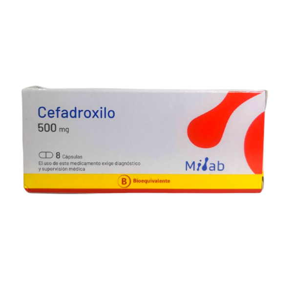 CEFADROXILO 500 MG 8 CAPS