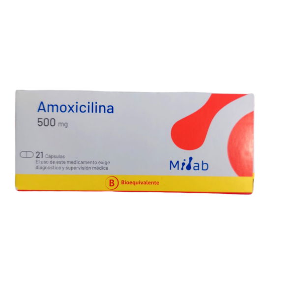 AMOXICILINA 500 MG 21 CAPS
