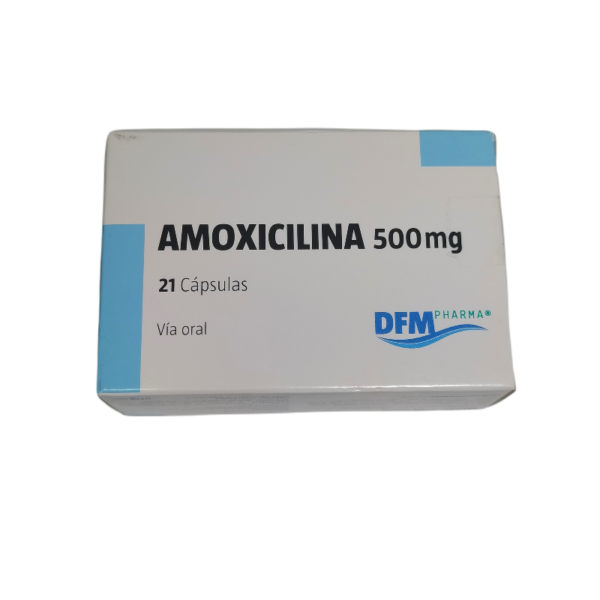 AMOXICILINA 500 MG 21 CAPS