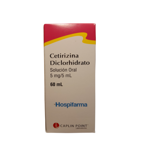 CETIRIZINA 5MG/5ML JARABE 60 ML