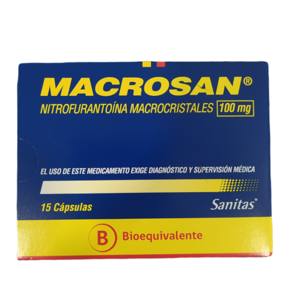 MACROSAN 100 MG 15 CAPS